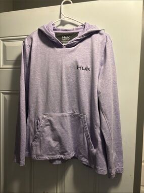 Huk Light Lavender Hooded Pullover